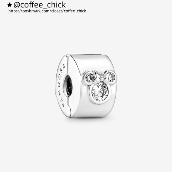 Pandora Disney Mickey Mouse & Minnie Mouse Clip Charm - Picture 1 of 4
